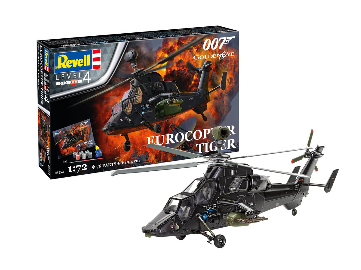 Eurocopter Tiger - James Bond 007 GoldenEye 1:72 Revell 05654