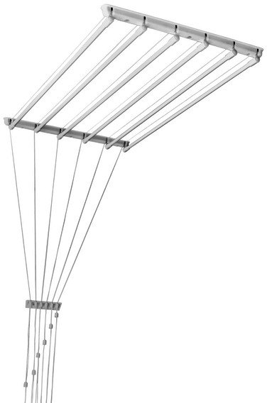 TURPOL - Suszarka sufitowa na ubranie - na bieliznę - 6 x 100 cm