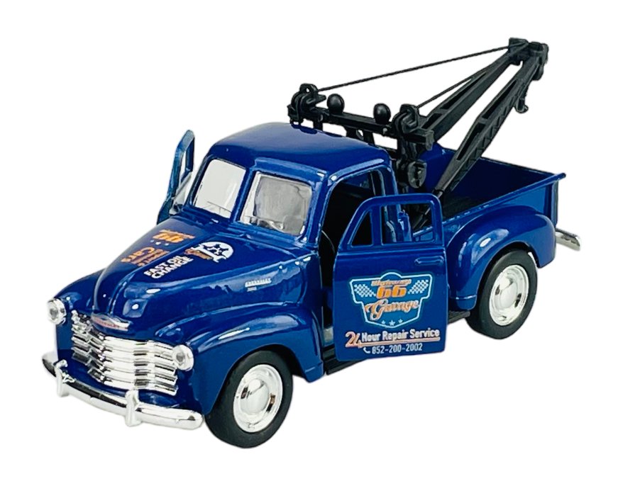 Welly Old Timer 1953 Chevrolet Tow Truck Niebieski 1:34 Metalowy Nowy Model