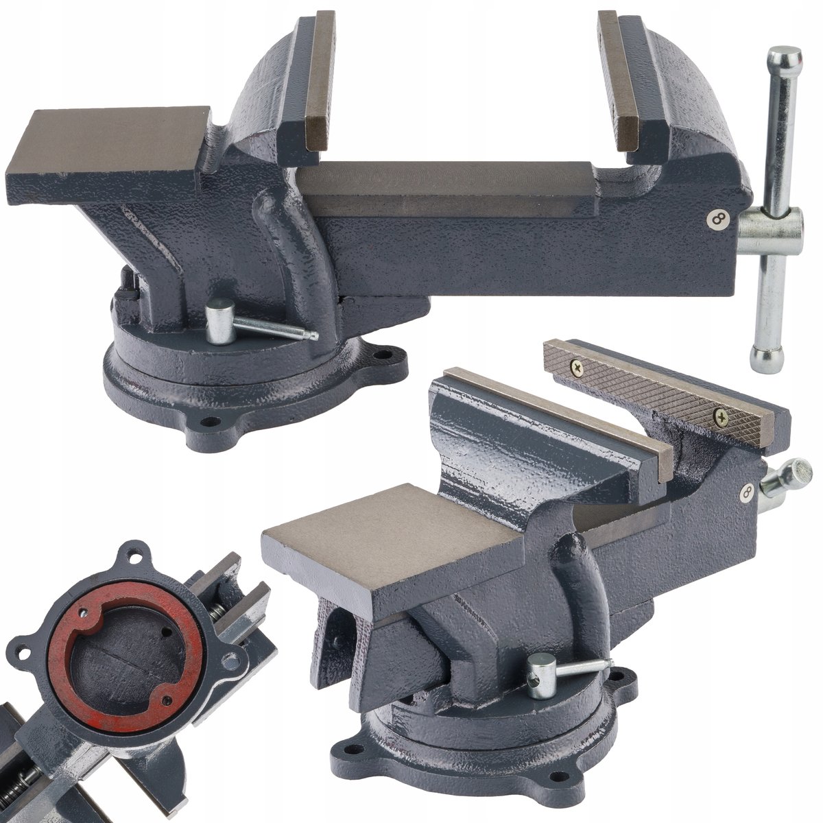 IMADŁO ŚLUSARSKIE 125 MM OBROTOWE Z KOWADŁEM 360