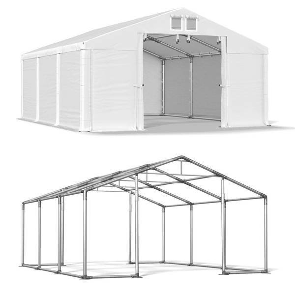 Namiot Magazynowy Całoroczny 5x6x2 Biały WINTER MSD