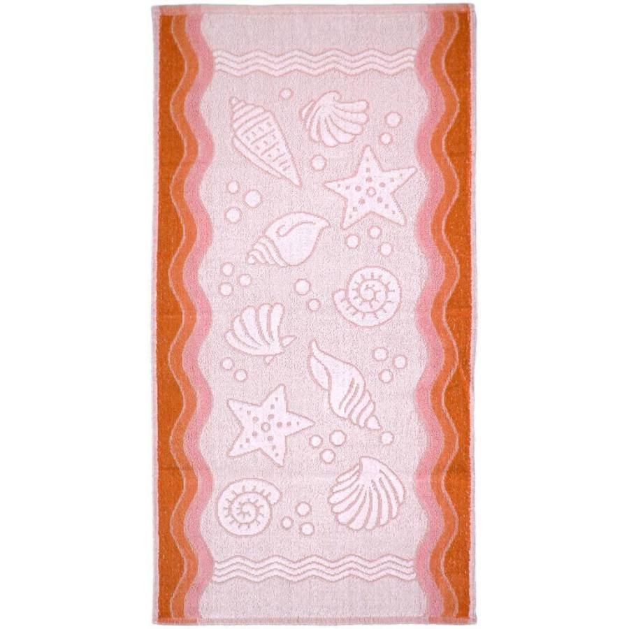 OCEAN - Ręcznik brzoskwinia 50 x 100 [cm] brzoskwiniowy