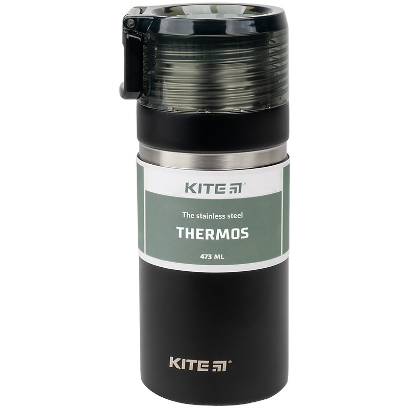 Termos Kite 473 ml, czarny