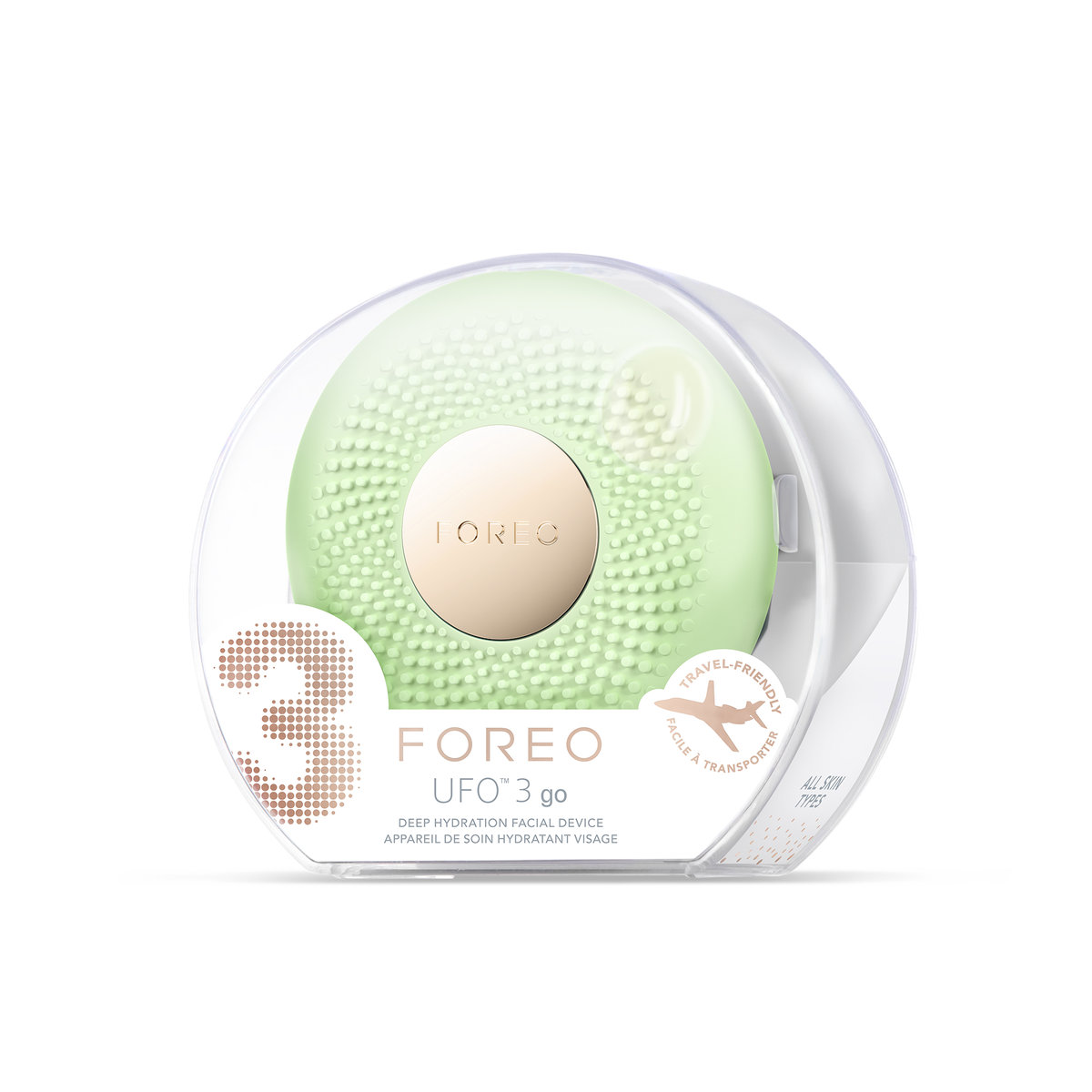 Foreo Ufo™ 3 Go | Głębokie Nawilżenie Twarzy W Podróży, Pistachio