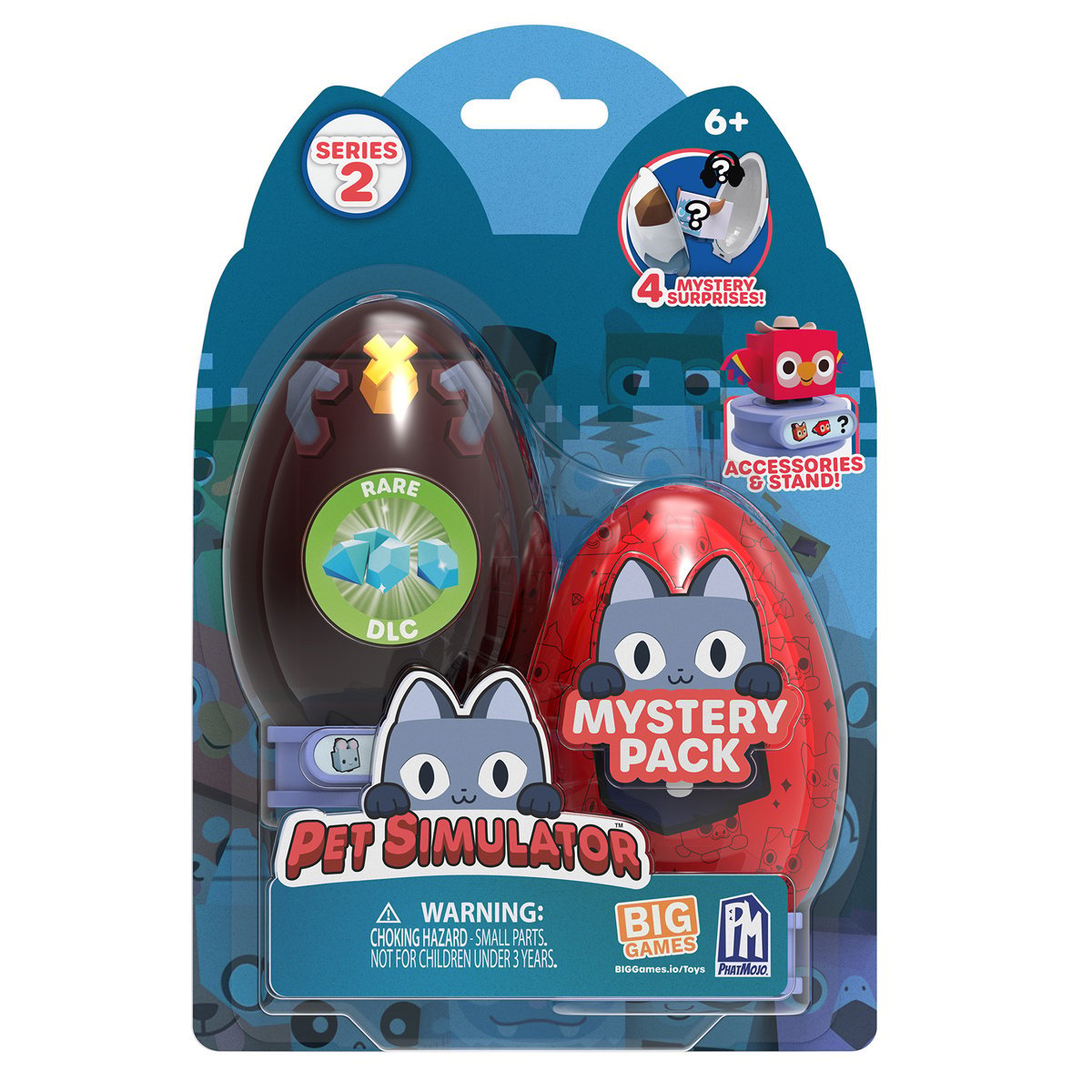 Roblox Pet Simulator Mystery Pack Kod Rare DLC Figurki Jajka Seria 2