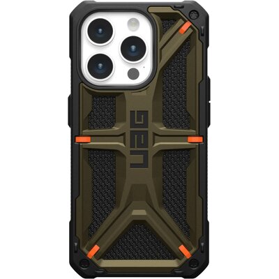 UAG Monarch do iPhone 15 Pro kevlar elemental green