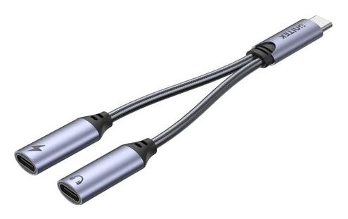 Unitek USB-C na 2 x port USB-C audio i 18W