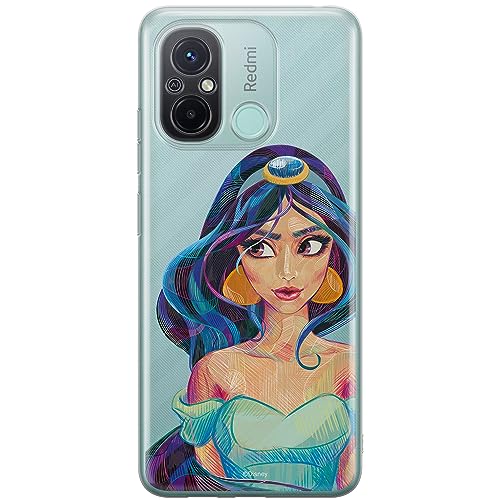 ERT GROUP etui na telefon Xiaomi REDMI 12C/ REDMI 11A, case oryginalny i oficjalnie licencjonowany przez Disney, wzór Jasmine 002, optymalnie dopasowane, plecki z TPU częściowo przeźroczyste