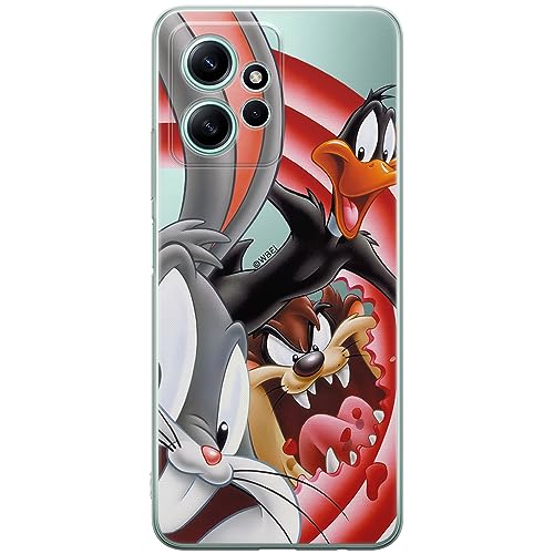 ERT GROUP etui na telefon Xiaomi REDMI NOTE 12 4G, case oryginalny i oficjalnie licencjonowany przez Looney Tunes, wzór 006, optymalnie dopasowane, plecki z TPU częściowo przeźroczyste