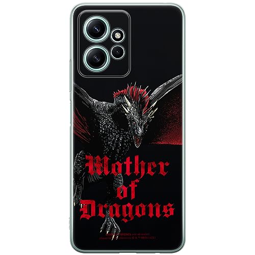 ERT GROUP etui na telefon Xiaomi REDMI NOTE 12 4G, case oryginalny i oficjalnie licencjonowany przez Game of Thrones, wzór 002, optymalnie dopasowane, plecki z TPU