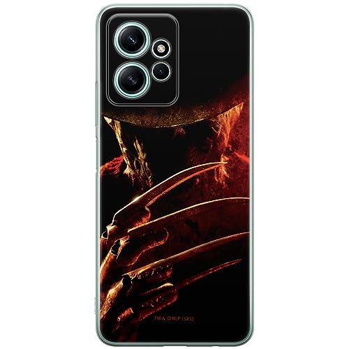 ERT GROUP etui na telefon Xiaomi REDMI NOTE 12 4G, case oryginalny i oficjalnie licencjonowany przez Horror, wzór Nightmare of Elm Street 005, optymalnie dopasowane, plecki z TPU