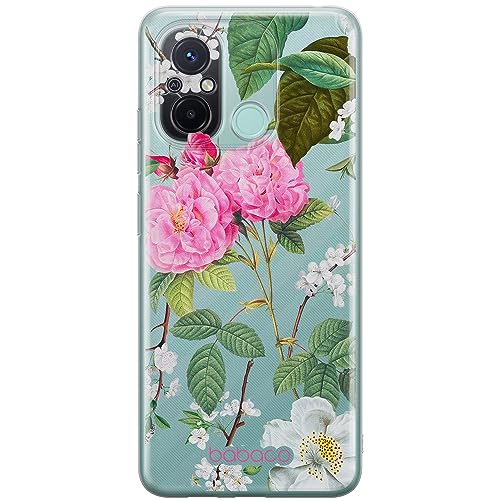 ERT GROUP etui na telefon Xiaomi REDMI 12C/ REDMI 11A, case oryginalny i oficjalnie licencjonowany przez Babaco, wzór Flowers 037, optymalnie dopasowane, plecki z TPU częściowo przeźroczyste