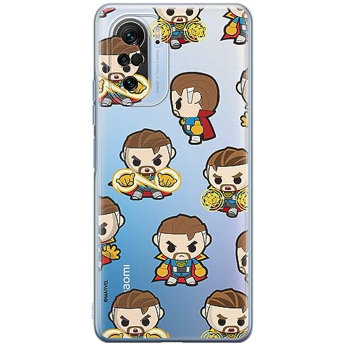 ERT GROUP etui na telefon Xiaomi MI 11i/ REDMI K40/K40 PRO/POCO F3/ F3 PRO, case oryginalny i oficjalnie licencjonowany przez Marvel, wzór Dr Strange 001, plecki z TPU częściowo przeźroczyste