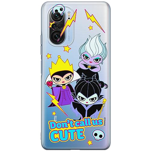 ERT GROUP etui na telefon Xiaomi MI 11i/ REDMI K40/K40 PRO/POCO F3/ F3 PRO, case oryginalny i oficjalnie licencjonowany przez Disney, wzór Disney Villains 003, plecki z TPU częściowo przeźroczyste