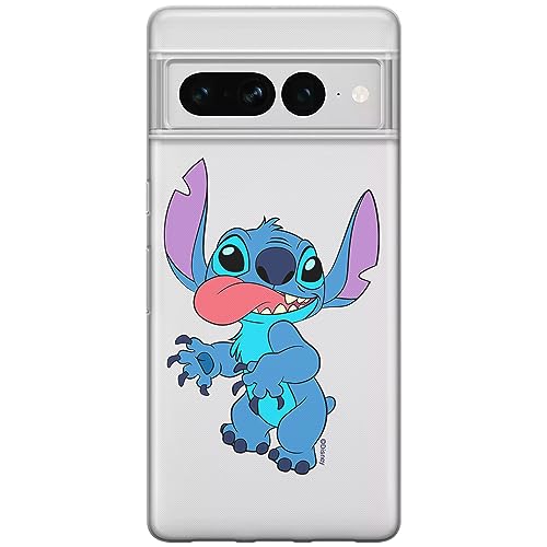 ERT GROUP etui na telefon Google PIXEL 7 PRO, case oryginalny i oficjalnie licencjonowany przez Disney, wzór Stitch 012, optymalnie dopasowane, plecki z TPU częściowo przeźroczyste