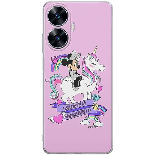 Etui Minnie 035 Disney Nadruk pełny Różowy Producent: Realme, Model: C55