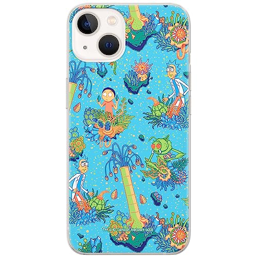 ERT GROUP etui na telefon Iphone 13, case oryginalny i oficjalnie licencjonowany przez Rick and Morty, wzór Rick & Morty 020, optymalnie dopasowane, plecki z TPU