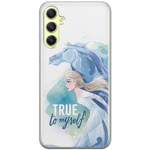 Etui Elsa 012 Disney Nadruk pełny Biały Producent: Samsung, Model: A34 5G