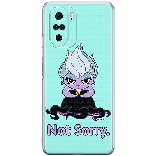 ERT GROUP etui na telefon Xiaomi MI 11i/ REDMI K40/K40 PRO/POCO F3/ F3 PRO, case oryginalny i oficjalnie licencjonowany przez Disney, wzór Ursula 004, optymalnie dopasowane, plecki z TPU