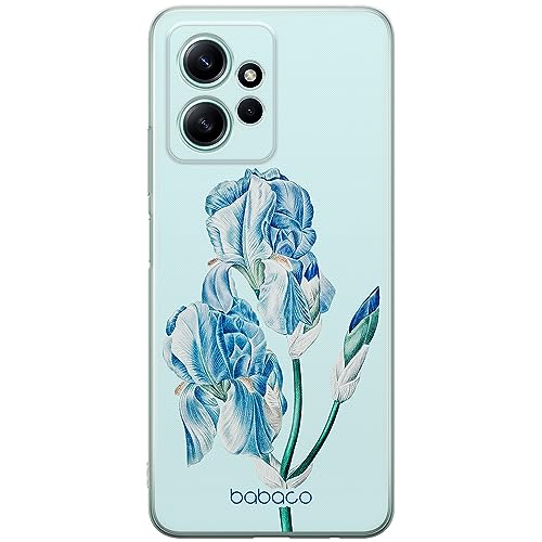 ERT GROUP etui na telefon Xiaomi REDMI NOTE 12 4G, case oryginalny i oficjalnie licencjonowany przez Babaco, wzór Flowers 025, optymalnie dopasowane, plecki z TPU