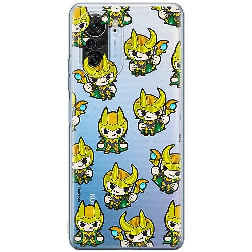 ERT GROUP etui na telefon Xiaomi MI 11i/ REDMI K40/K40 PRO/POCO F3/ F3 PRO, case oryginalny i oficjalnie licencjonowany przez Marvel, wzór Loki 003, plecki z TPU częściowo przeźroczyste