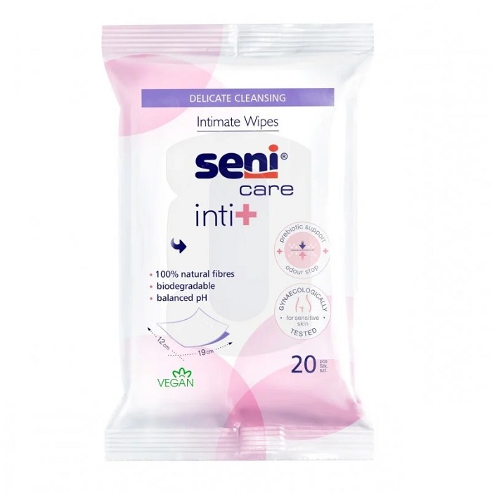 Seni Care Inti+ , chusteczki do higieny intymnej, 20 sztuk |  od 119,99 zł! 9091817