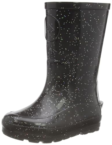 Fitflop Unisex dziecięce buciki Wonderwelly Sparkle Fashion, Czarny połyskujący