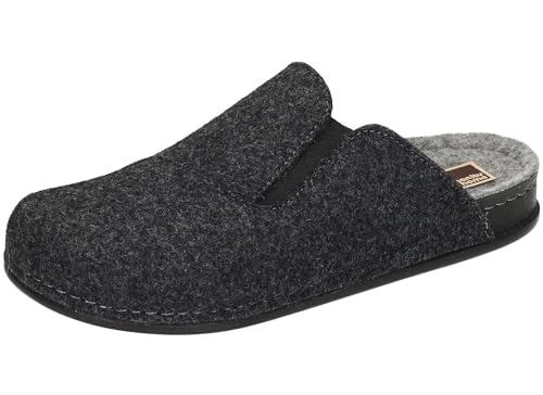 Manitu Męskie kapcie 220048-09, szare, 40 EU, szary, 40 EU