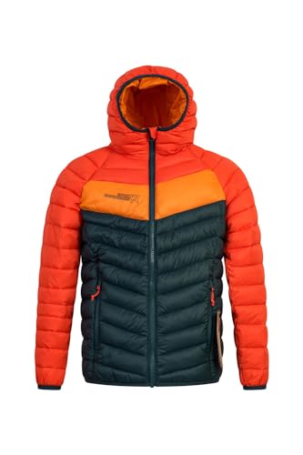 Rock Experience REJJJ01241-X0004 TANANA PADDED JUNIOR JACKET Unisex - Kurtka dziecięca 0740 CHERRY TOM+1556 REFLECTING P+0615 PERSIMMOM 4/104