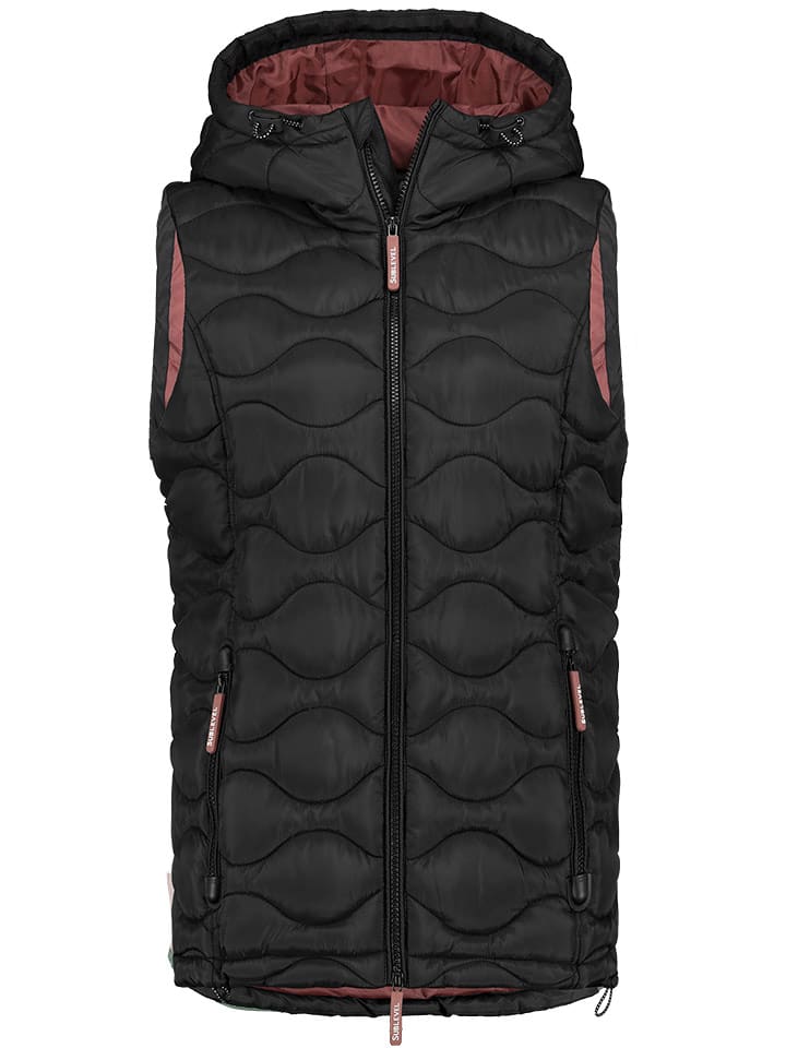 Sublevel Kamizelka pikowana w kolorze czarnym