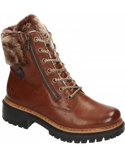 BOTKI RIEKER - 960259-02 BRĄZ - Rieker