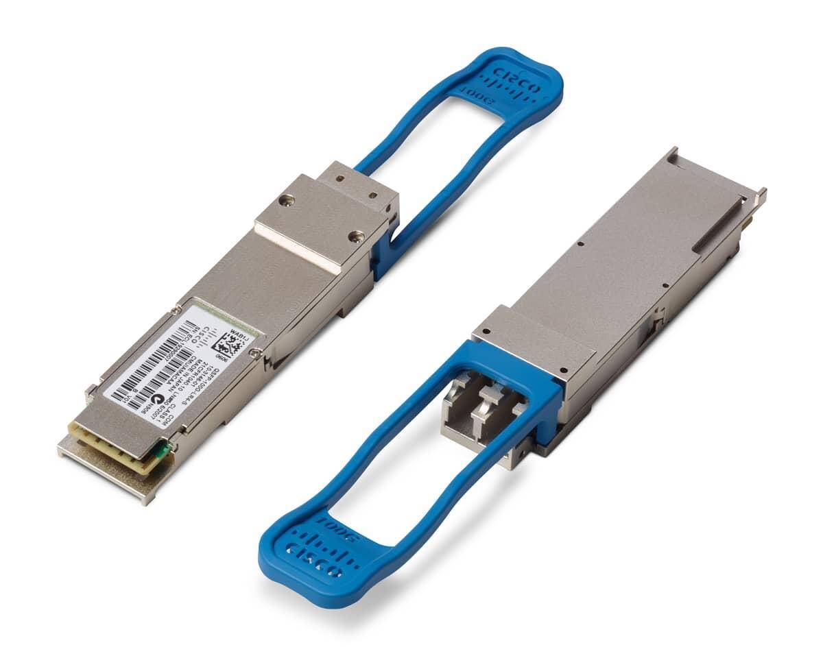 QSFP-100G-LR4-S - Moduł QSFP 100G, Jednomodowy, LR4, LC duplex, 10km, DDM, Cisco Używany Transceiver