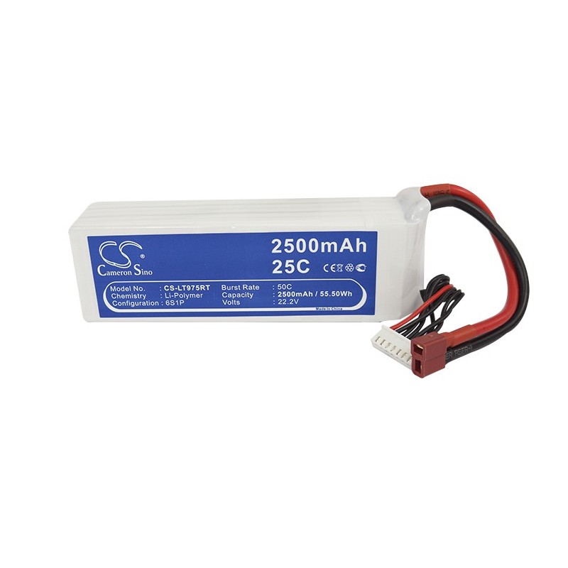 2500mAh 55.50Wh Li-Polymer 22.2V 6S 25C (Cameron Sino)