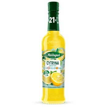 Herbapol Syrop Owocowy Suplement Diety Cytryna Lemoniadowa z witaminami C,D, B6 i cynkiem 420 ml