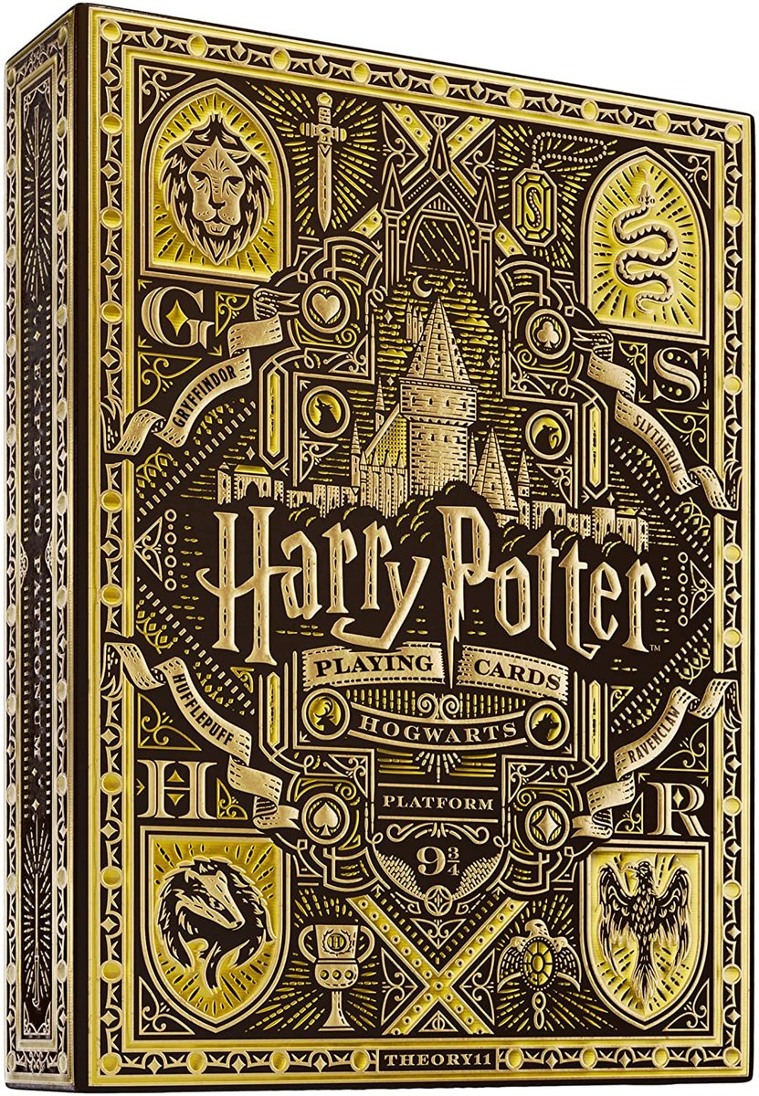 Karty Harry Potter Deck Yellow Hufflepuff - Karty Klasyczne