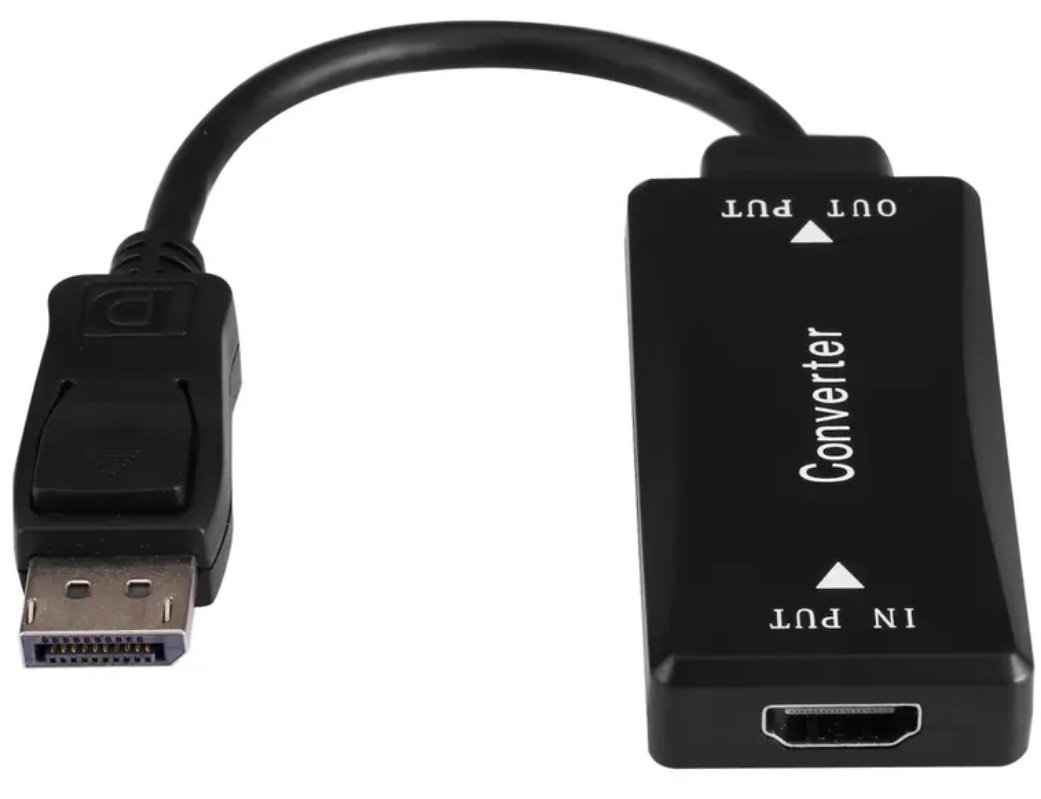 Adapter przejściówka HDMI 4K żeński do DisplayPort męski