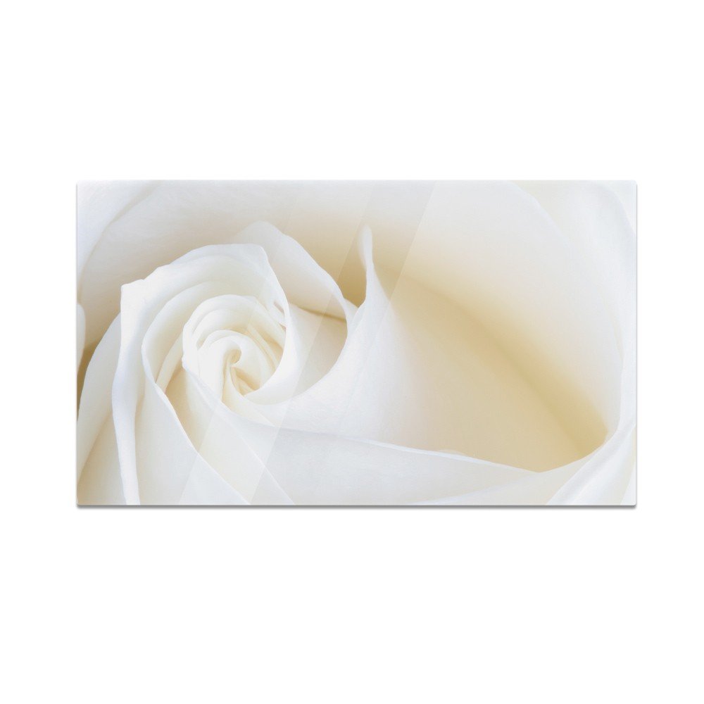 Szklana deska do krojenia HOMEPRINT Biała róża 60x52 cm