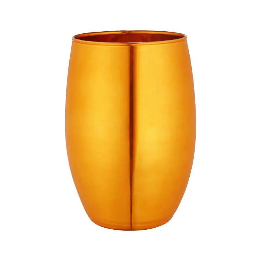 Wazon szklany Ambition Gold Deco 20cm złoty