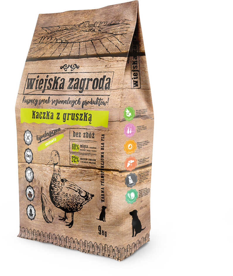 Wiejska Zagroda, kaczka z gruszką - 2 x 9 kg Dostawa GRATIS!