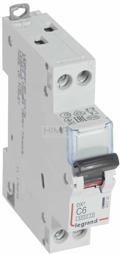 Legrand 407738 WYŁ. S301N DX3 6000A C6 1P+N