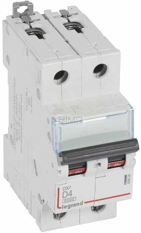 Legrand 408026 WYŁ. NADPRĄDOWY S302 DX3 6000A D4 2P