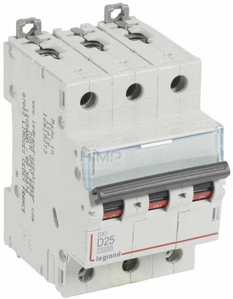 Legrand WYŁĄCZNIK NADPRĄDOWY S 313 3P D 25A 10000A SERII DX3 409501