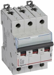 Legrand WYŁĄCZNIK NADPRĄDOWY S 313 3P D 32A 10000A SERII DX3 409502