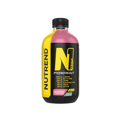 NUTREND N1 Drink PreWorkout - 330ml - Grapefruit