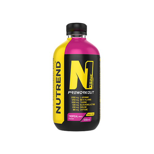 NUTREND N1 Drink PreWorkout - 330ml - Tropical