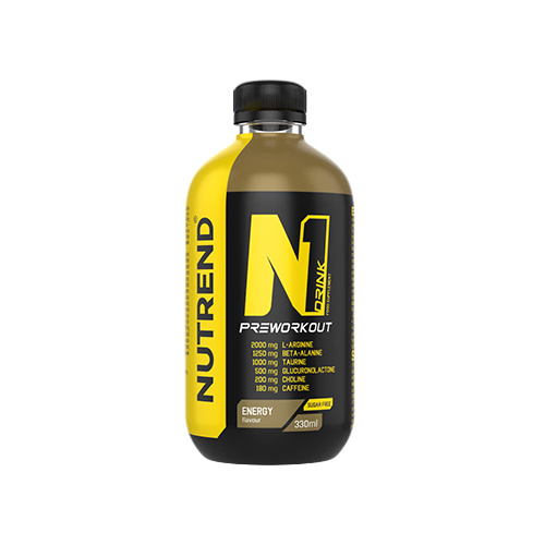 NUTREND N1 Drink PreWorkout - 330ml - Energy
