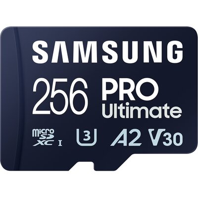 Karta pamięci Samsung Micro SDXC PRO Ultimate 256GB UHS-I U3 (200R/130W) + SD adaptér (MB-MY256SA/WW)
