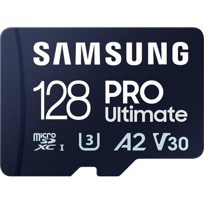 Karta pamięci Samsung Micro SDXC PRO Ultimate 128GB UHS-I U3 (200R/130W) + SD adaptér (MB-MY128SA/WW)