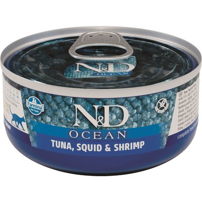 Nd Cat Ocean Sea bass Squid Shrimp 80g 2024
