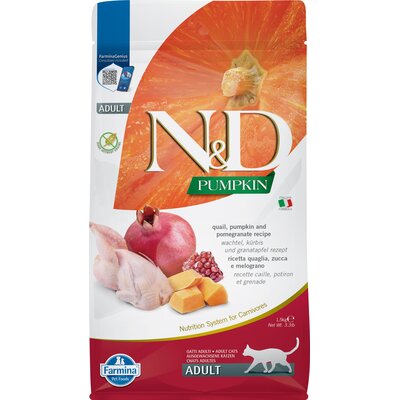 Farmina N&D Pumpkin Quail & Pomegranate Neutered Recipe Cat 1,5 kg